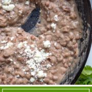 Refried beans are a staple on most Mexican lunch and dinner plates. My Authentic Refried Beans will make you realize that the canned version no longer need be on your shopping list. Easier to make than you think, and I’ll share with you my secret flavor weapon, too!