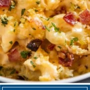 bacon mac and cheese with breadcrumb topping