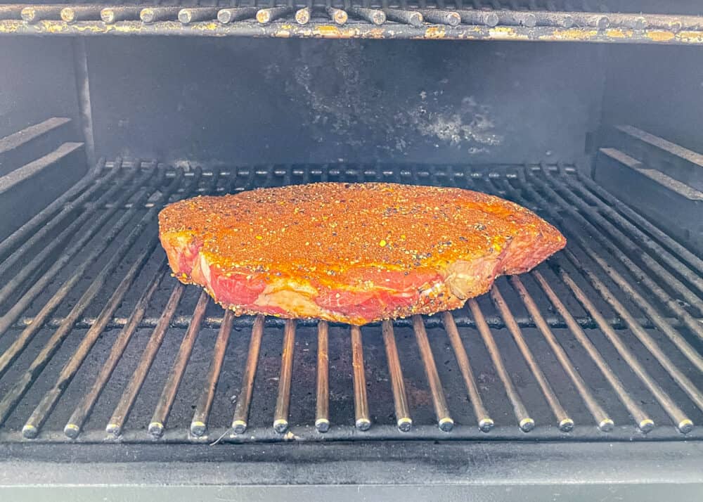 dry rubbed beef chuck roast