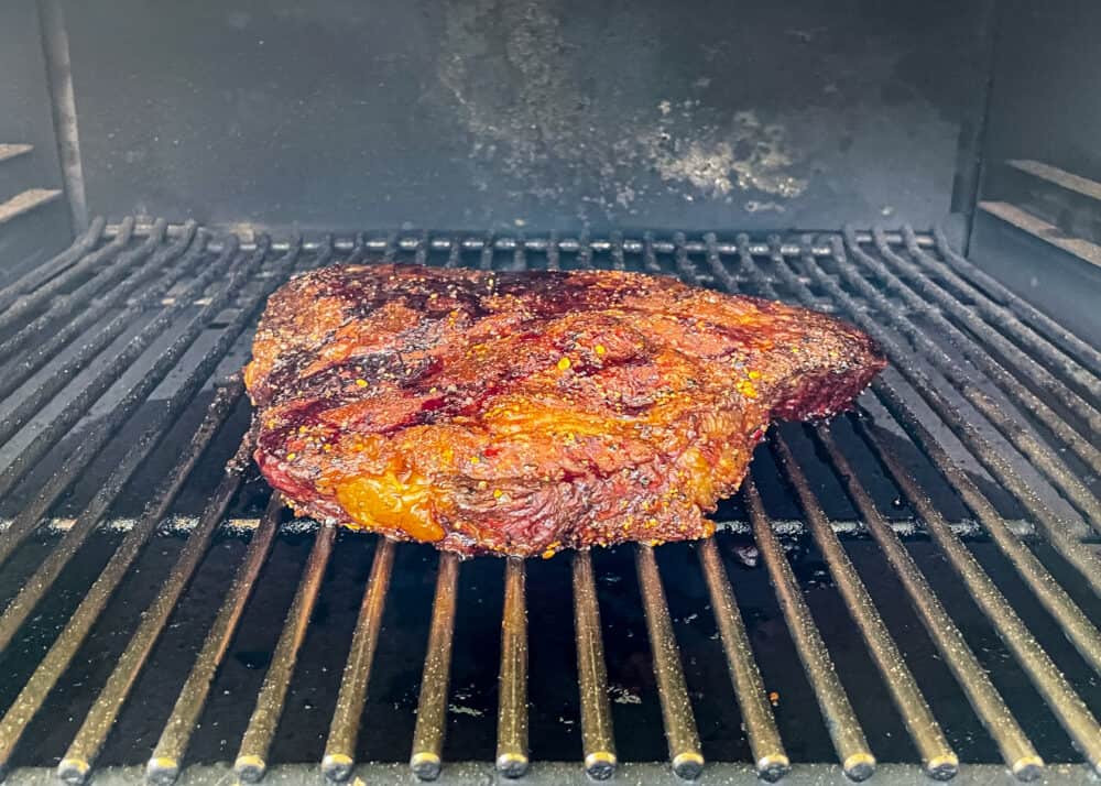 smoked beef chuck roast