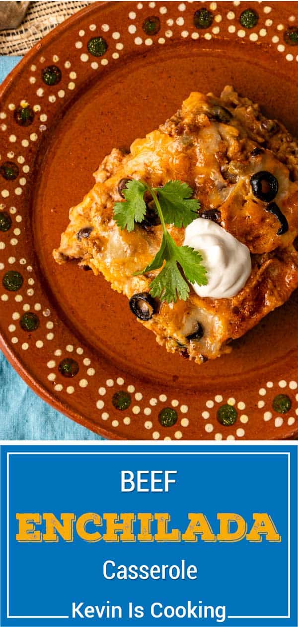 titled image: beef and cheese tex mex casserole