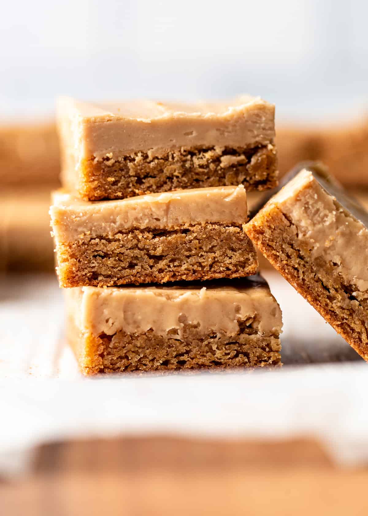 ready to serve Butterscotch Blondies