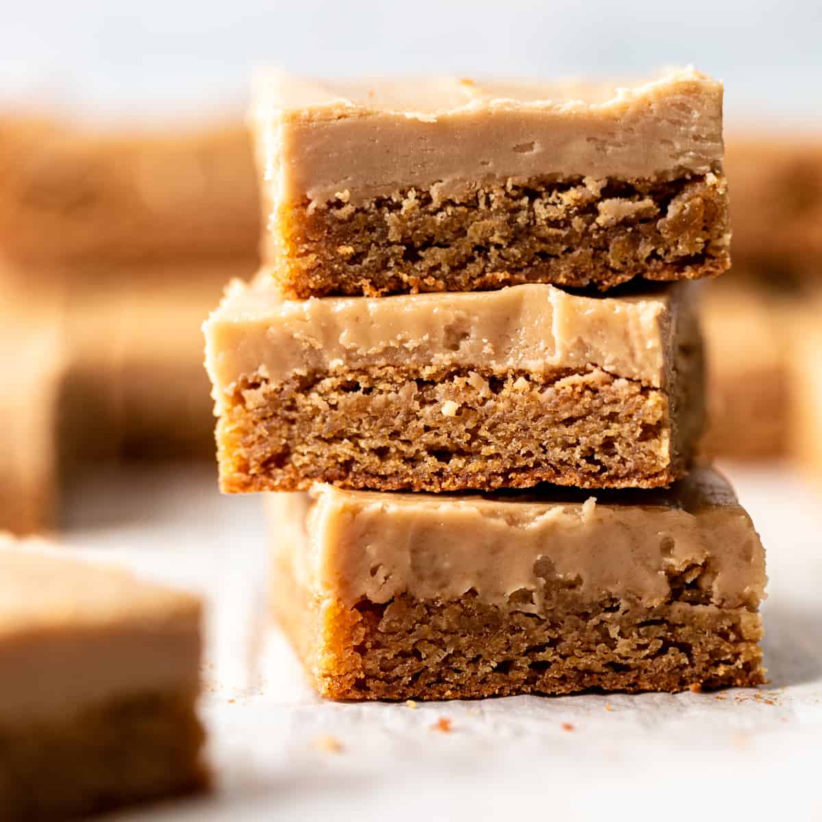 stack of Butterscotch Blondies