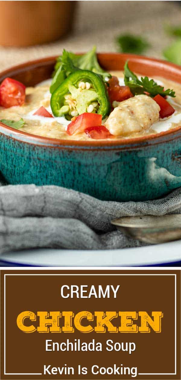 titled image of mexican soup with pureed tortillas and chicken