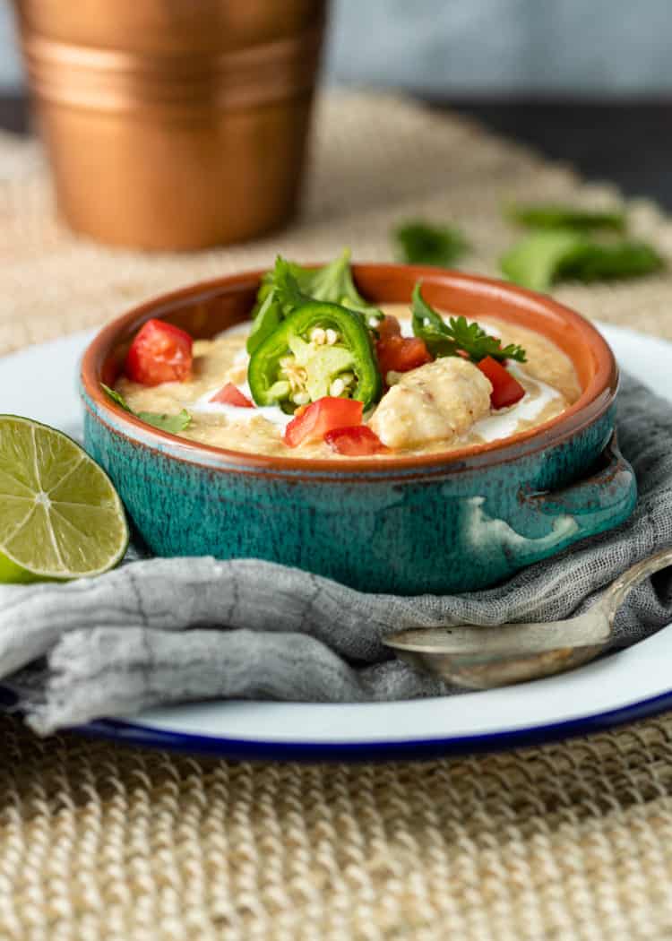 bowl of tortilla soup