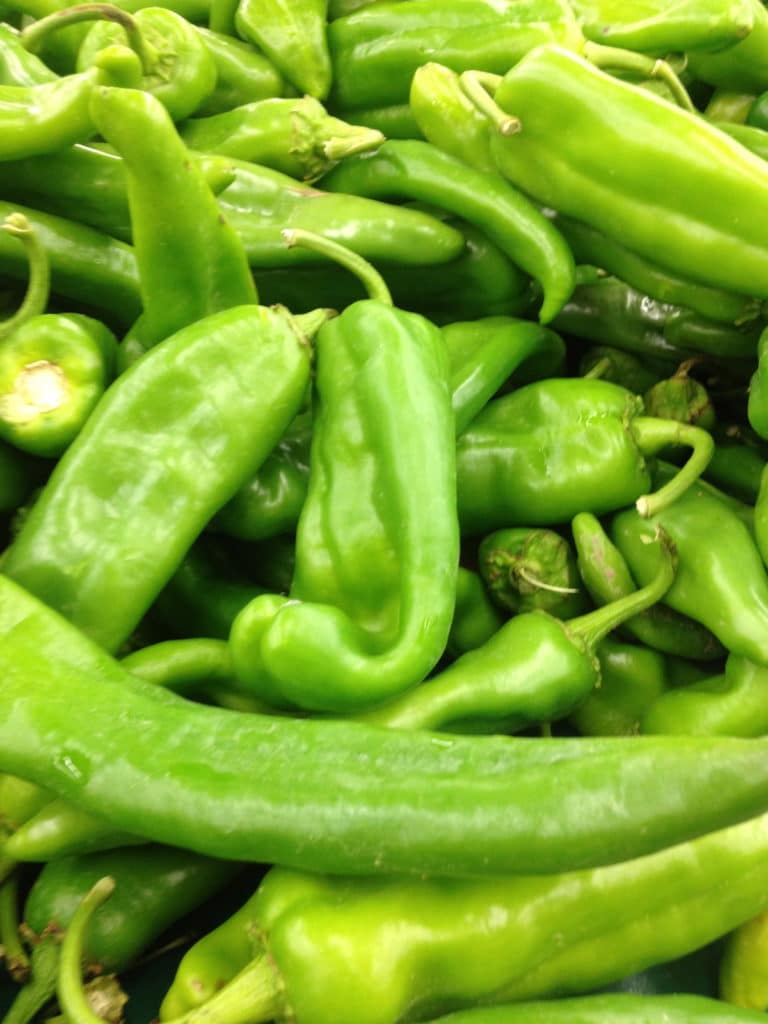 pile of hatch chiles