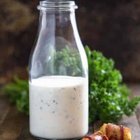 Buttermilk ranch dressing in bottle