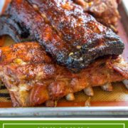 These Huli Huli Smoked Pork Ribs get marinated overnight in pineapple juice, soy sauce, ginger, garlic and other pantry items then get mesquite smoked.