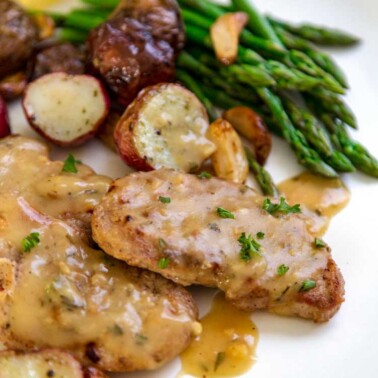 Lemon, Rosemary Pork Medallions