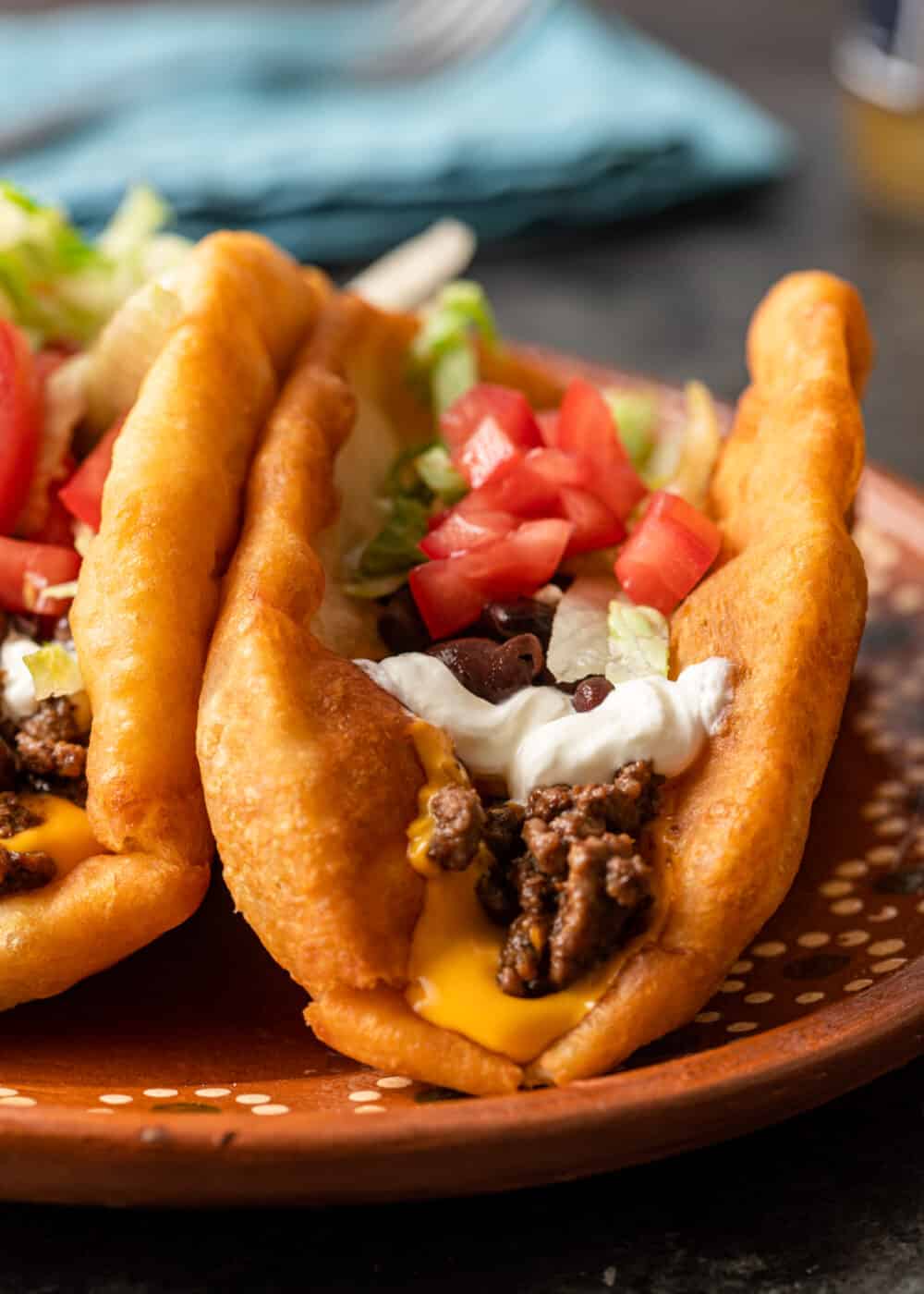  Navajo Tacos with lots of fillings