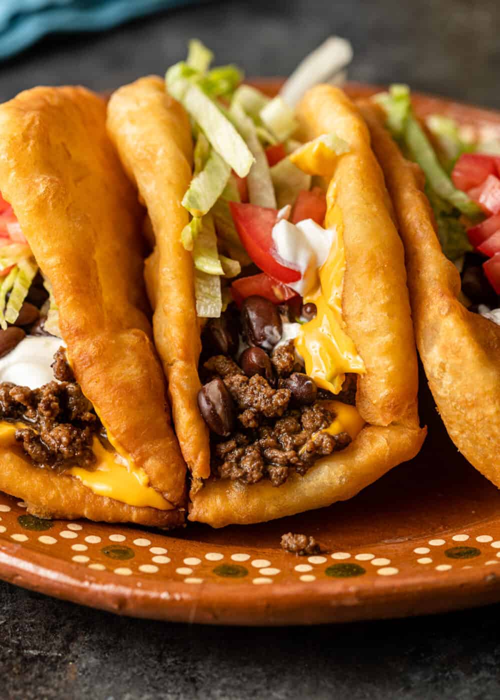 closeup of Navajo Tacos 