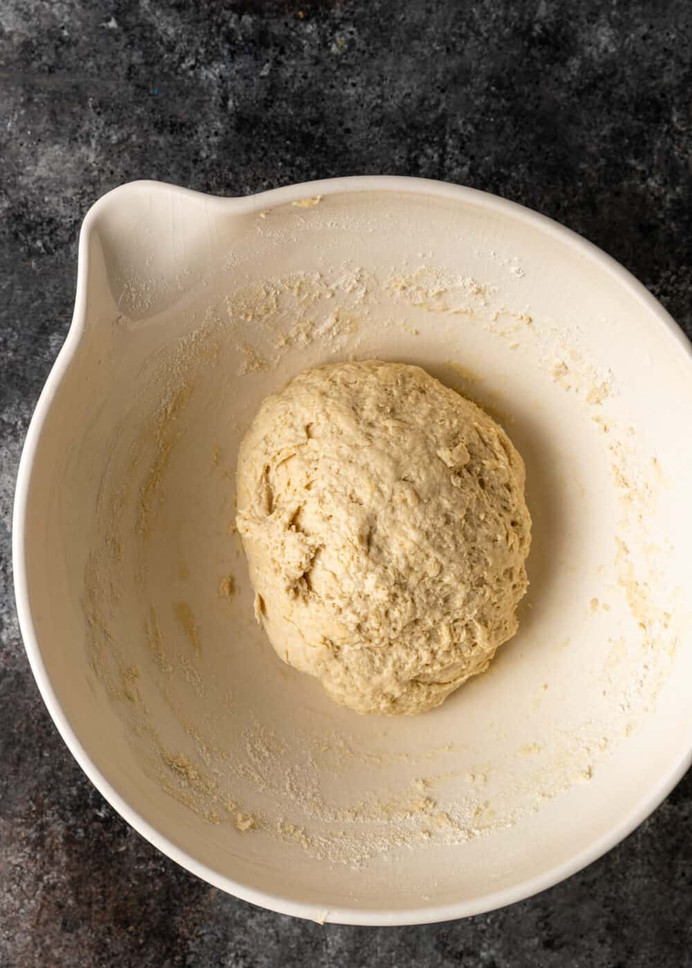 indian fry bread batter in bowl