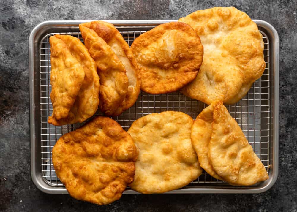 indian fry bread draining grease