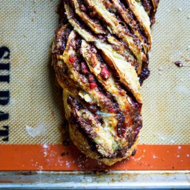 Peppermint Crunch Nutella Twisted Bread. www.keviniscooking.com