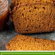 titled image of pumpkin banana bread