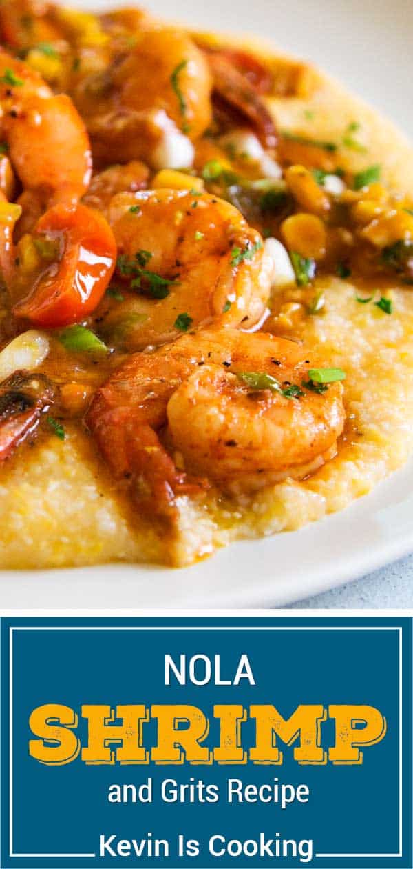 titled image (and shown): NOLA shrimp and grits recipe