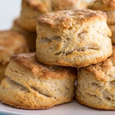 A close up of fluffy southern Biscuit