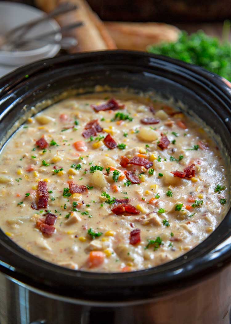 chowder in slow cooker