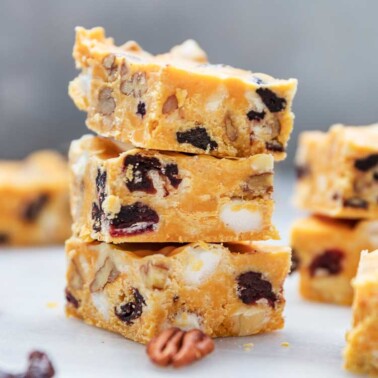 pumpkin rocky road fudge