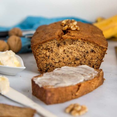 Walnut Brown Butter Banana Bread